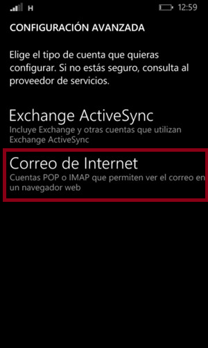 Correo Internet