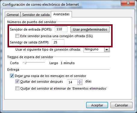 Puertos POP