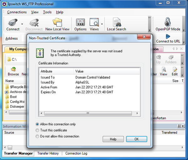 conexion ftp seguro con ws conexion ftp seguro con ws